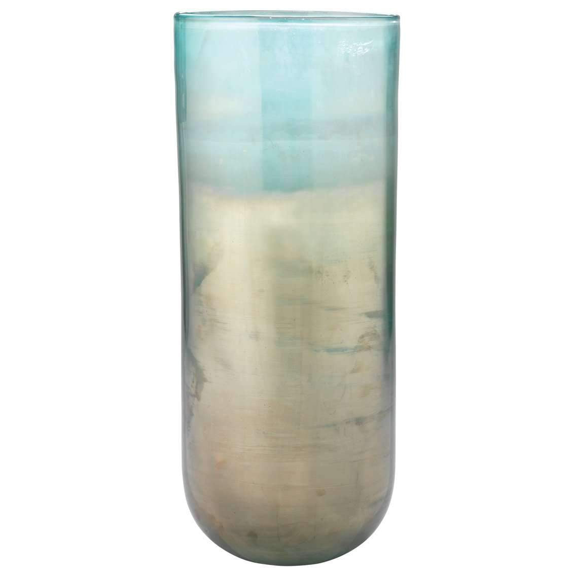 Jamie Young, Große Vapor Vase in Metallic Aqua