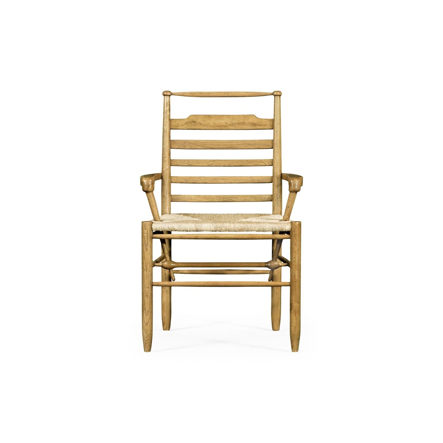 Jonathan Charles, Ladder Back Country Arm Chair mit Rush Seat