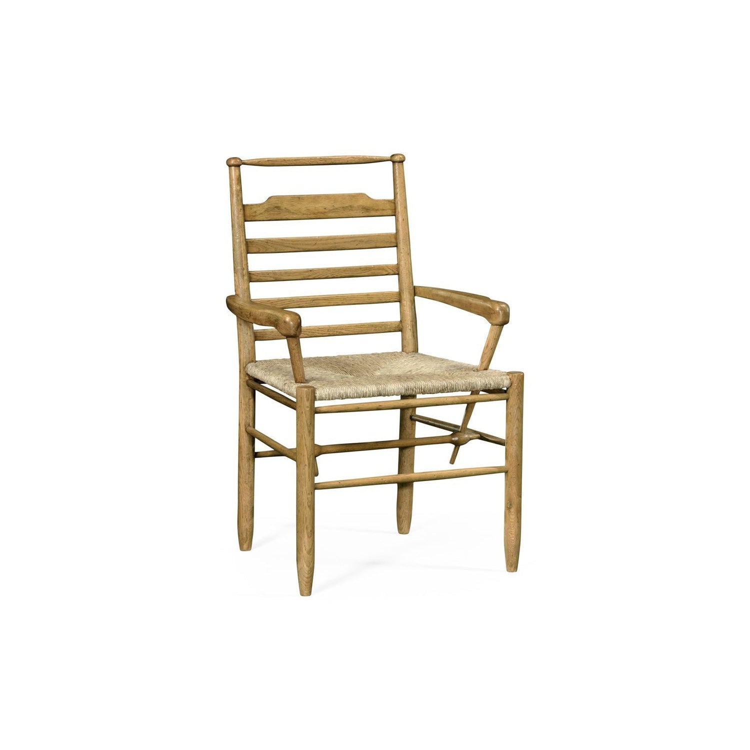 Jonathan Charles, Ladder Back Country Arm Chair mit Rush Seat