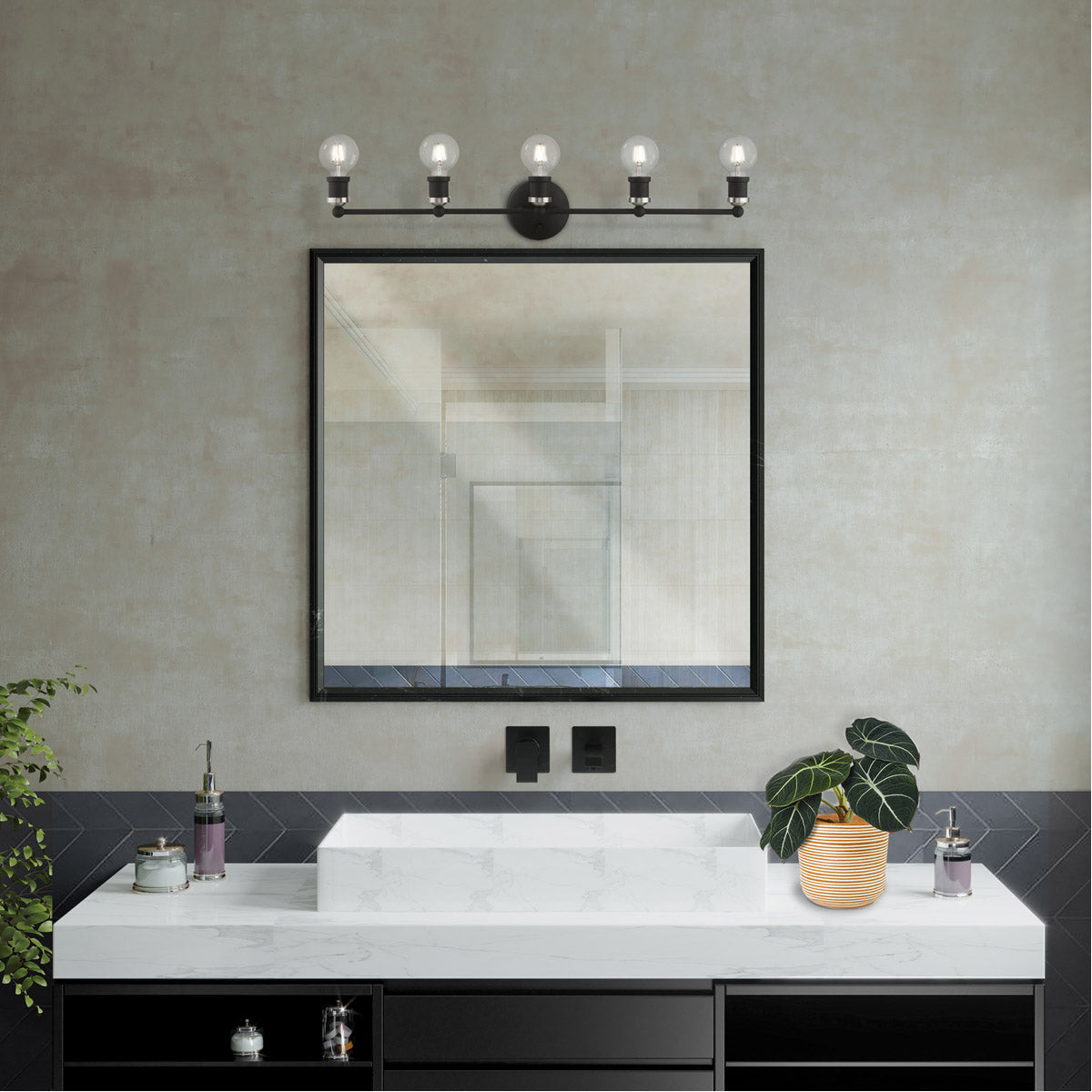 Livex Beleuchtung, Lansdale 5 Licht Vanity Sconce Wandleuchte