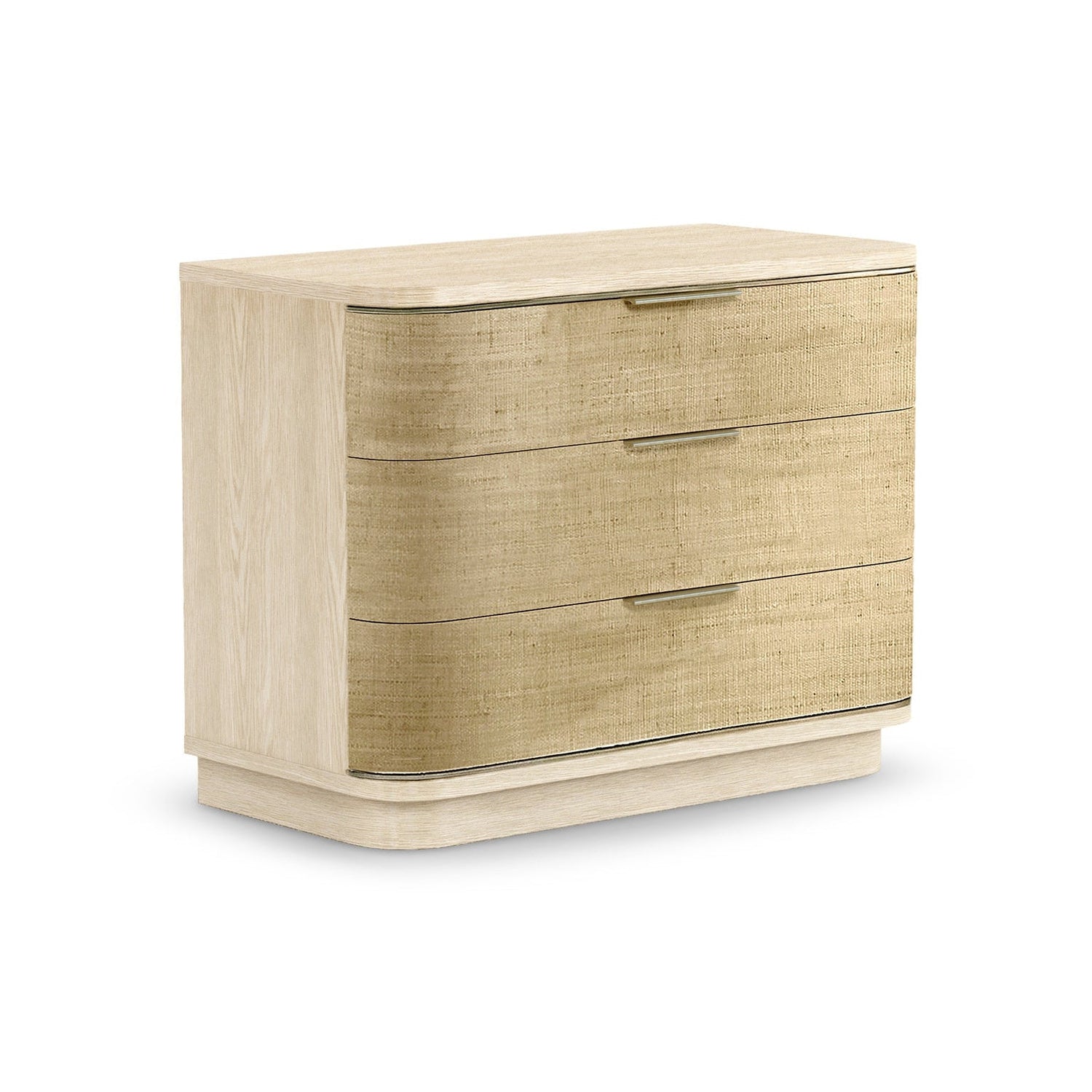 Jonathan Charles, Large Grasscloth Nightstand