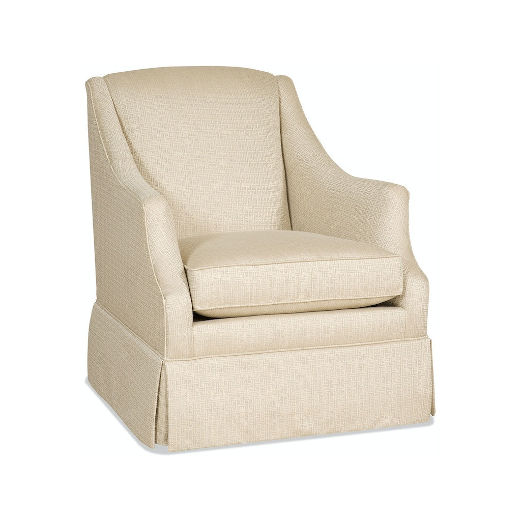 Hooker Möbel Custom, Lark Skirted Swivel Glider