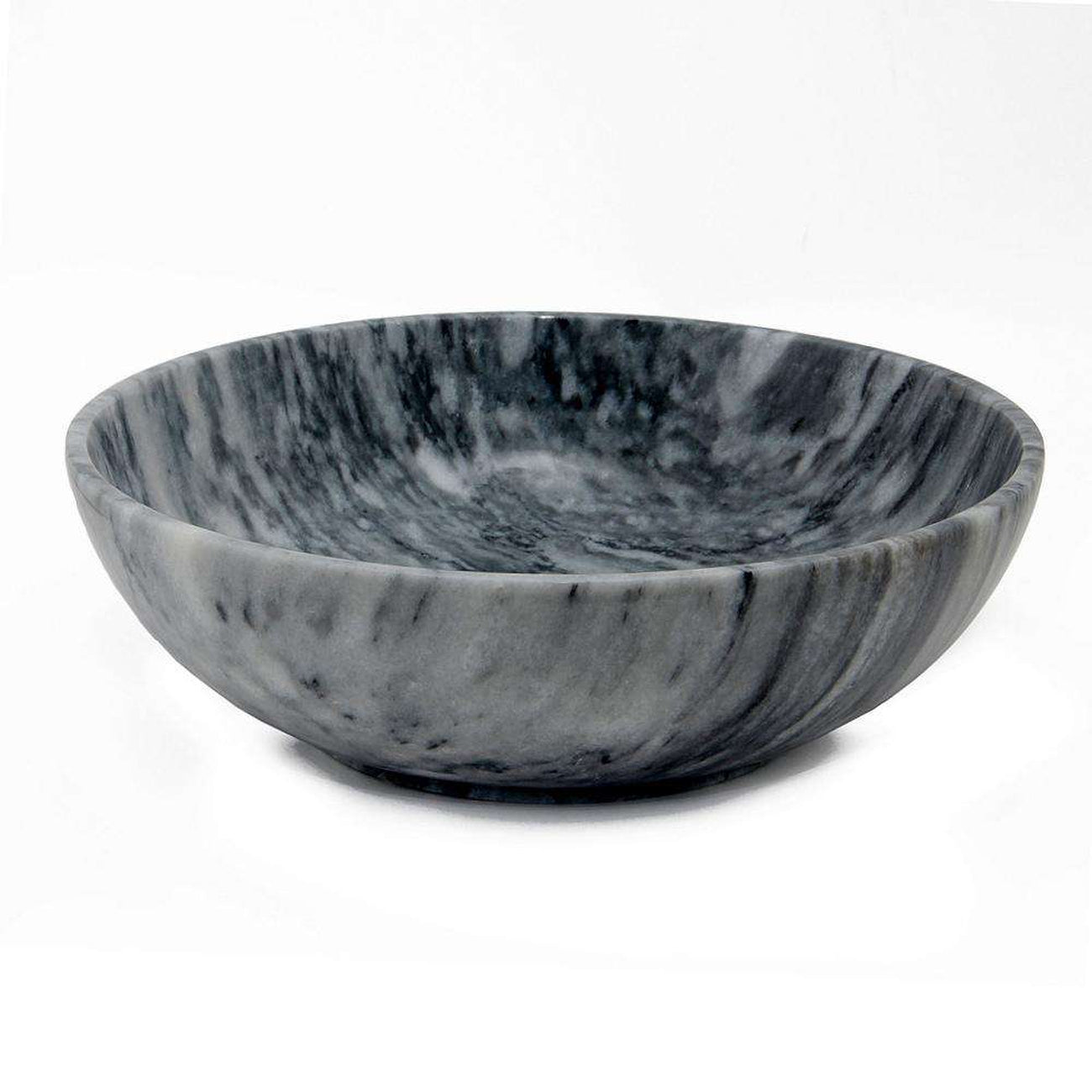 Marmorkunsthandwerker, Laurus Collection Cloud Gray 12" Marmorschüssel