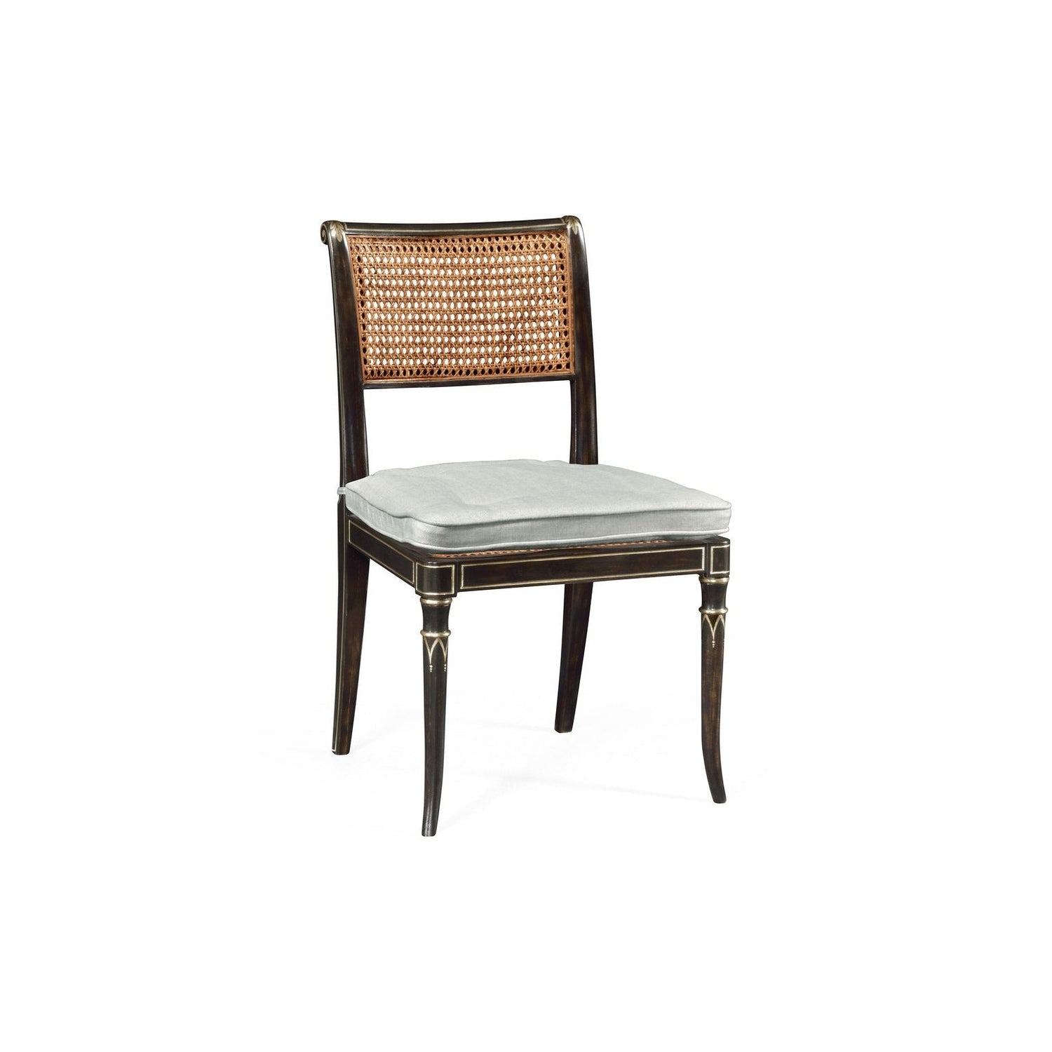 Jonathan Charles, Linden Charcoal Wash Dining Side Chair